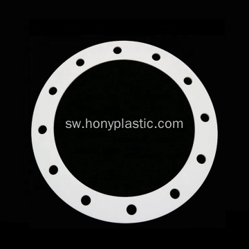 White kuziba pete plastiki ptfe flange gasket